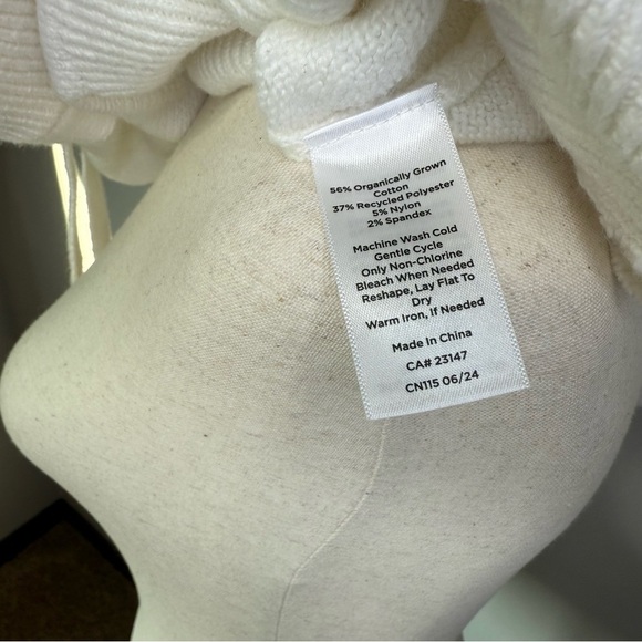 Haven Well Within Sleeveless Hoodie – NWT – Size Small – Soft Ivory Knit - Picture 7 of 7